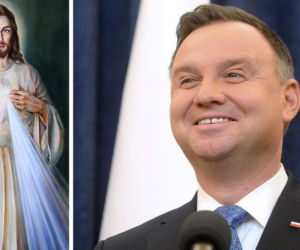 Andrzej Duda niczym Jezus. Takiego ołtarza na Boże Ciało jeszcze nie było