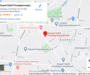 Zespół Szkół Ponadgimnazjalnych nr 1 w Tomaszowie Mazowieckim im. Tadeusza Kościuszki