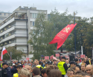 Czarny protest w Warszawie 22 września