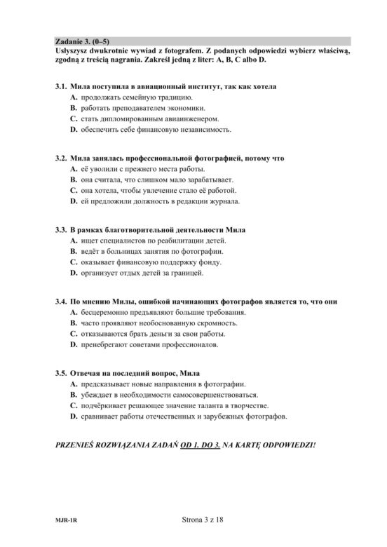 Matura 2020 z języka rosyjskiego. Poziom rozszerzony