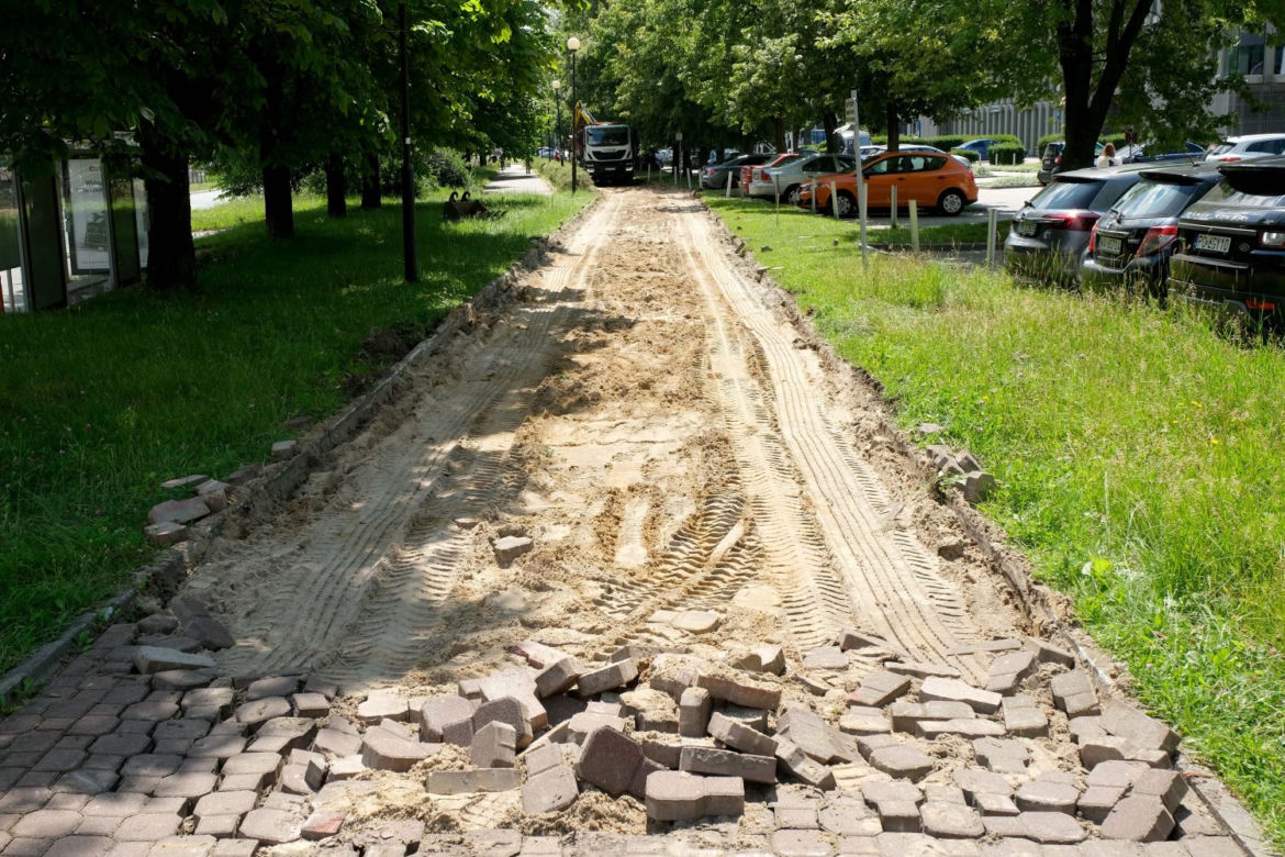 Weekendowy paraliż Mokotowa - remont ul. Wołoskiej