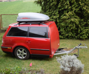 Volkswagen Passat B5 z przyczepą