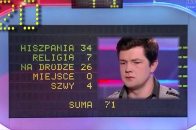 Familiada: najcieplejsze państwa w Europie. Komiczny finał jednego z odcinków