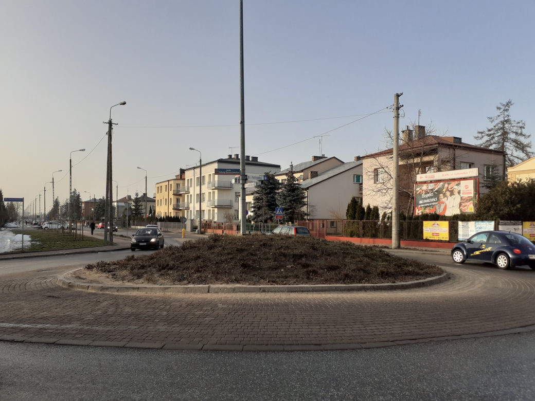 Siedleckie szkoły przy ul. Konarskiego i Prusa i ich okolica w lutym 2021 roku