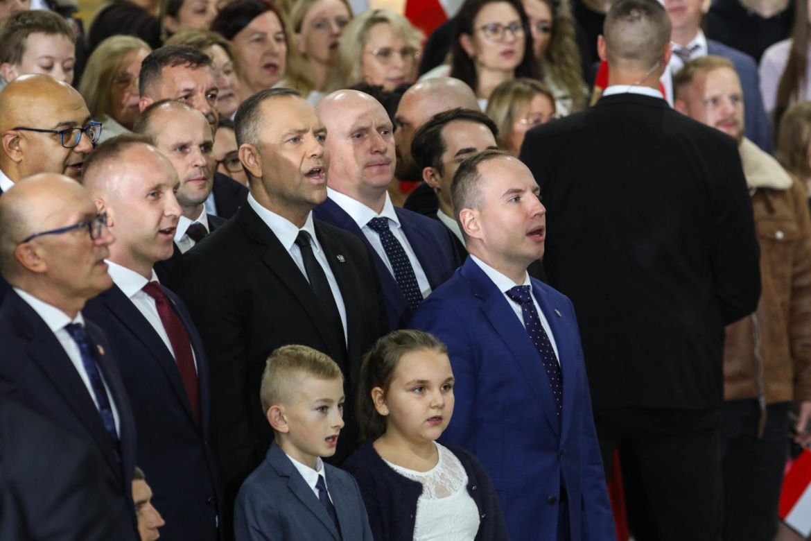 Karol Nawrocki odwiedził Kulesze Kościelne na Podlasiu