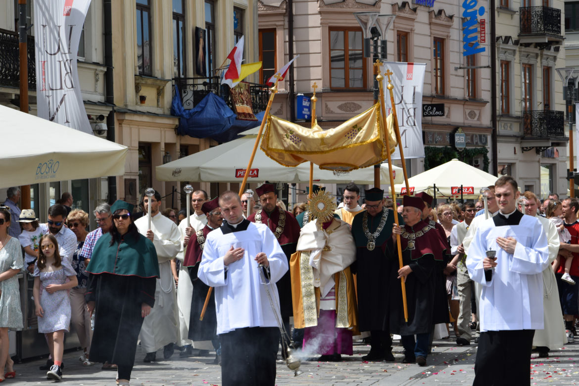 Procesja Bożego Ciała w Archikatedrze lubelskiej