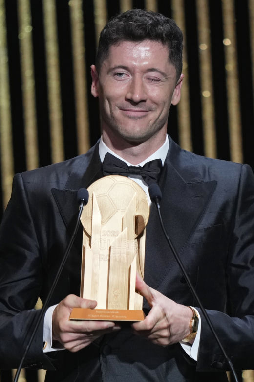 Lewandowscy. Ballon d'Or France Football