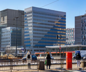 Biurowiec PKO na rogu Marszałkowskiej i Nowogrodzkiej w Warszawie