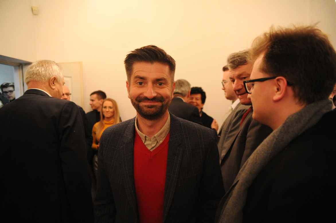 Otwarcie biura poselskiego Roberta Biedronia, Joanny Senyszyn i Marka Rutki w Słupsku