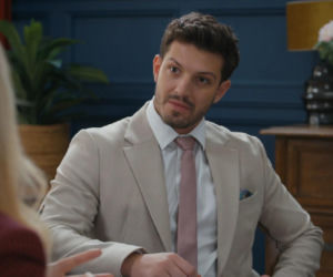 Barwy szczęścia, odcinek 3268.  Karolina (Marta Dąbrowska), Justin (Jasper Sołtysiewicz)