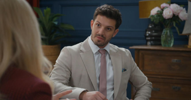 Barwy szczęścia, odcinek 3268.  Karolina (Marta Dąbrowska), Justin (Jasper Sołtysiewicz)