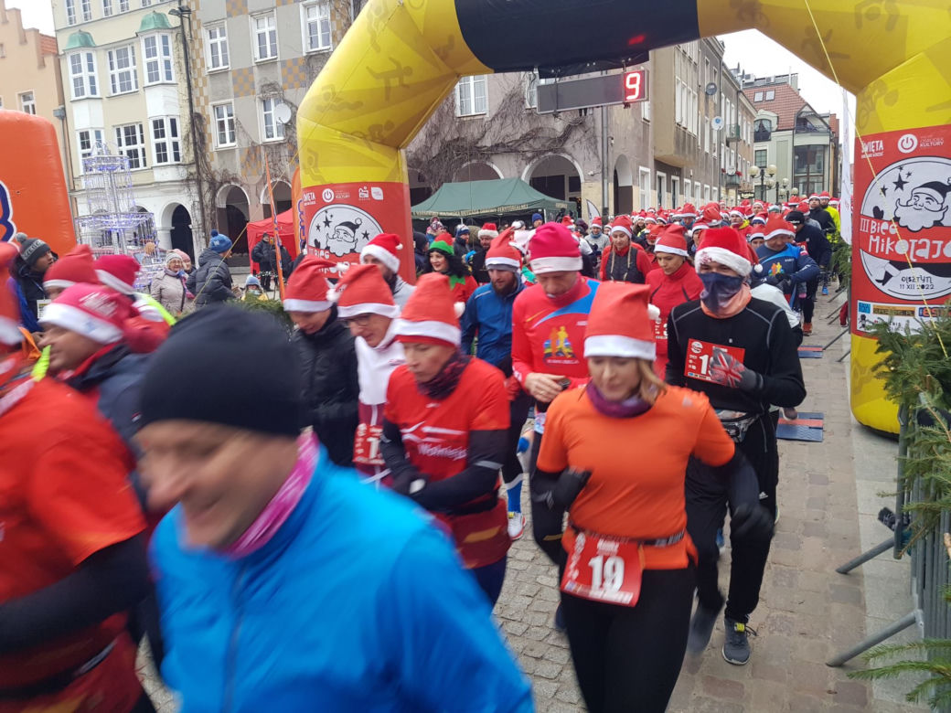 III Bieg Mikołajów w Olsztynie