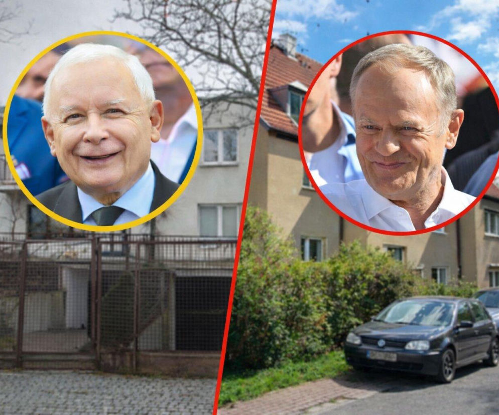 Tak mieszka Tusk i Kaczyński