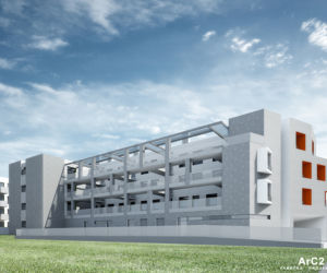 Projekt budynku na wrocławskich Krzykach