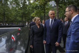 Marta Nawrocka zadała szyku w USA w total looku! Tak się prezentowała pierwsza dama