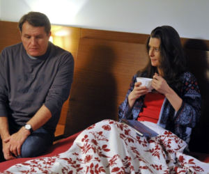 Na Wspólnej odcinek 2704, Marek (Grzegorz Gzyl), Natalia (Laura Breszka)