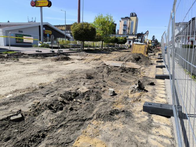 Remont ulicy Święciechowskiej w Lesznie kwiecień 2026