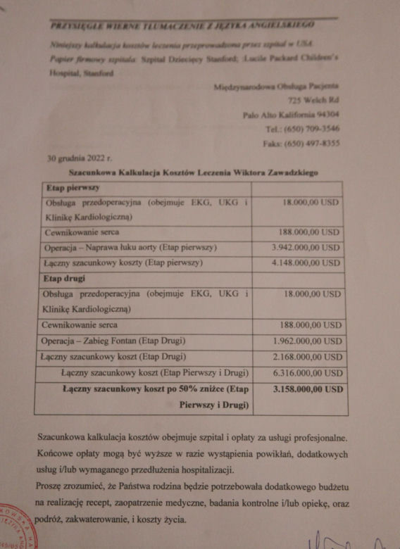 Uratujmy serduszko malutkiego Wiktorka. Pomóc może jedynie horrendalnie droga operacja
