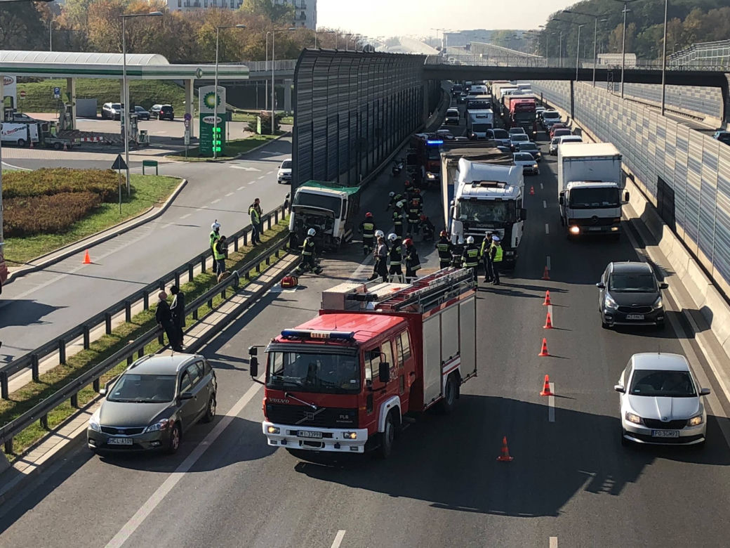 Wypadek na trasie Armii Krajowej