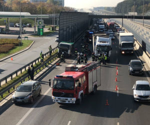 Wypadek na trasie Armii Krajowej