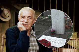 Grób Zbigniewa Zapasiewicza nie mógłby być skromniejszy. Natychmiast widać, że coś jest nie tak