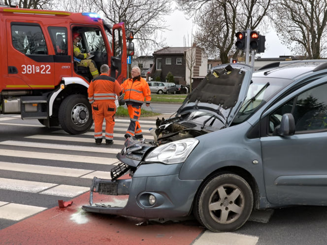 Wypadek na Konstytucji 3 Maja w Lesznie