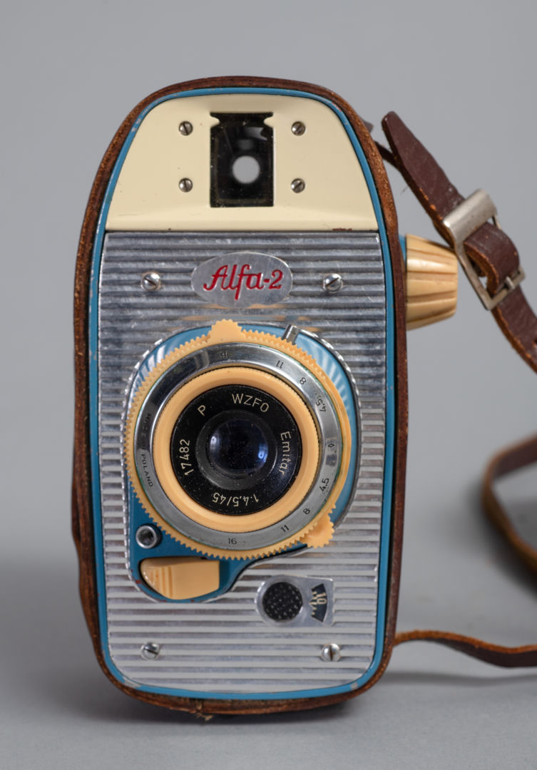 Aparat fotograficzny „Alfa 2”, 1963, Muzeum ASP w Warszawie