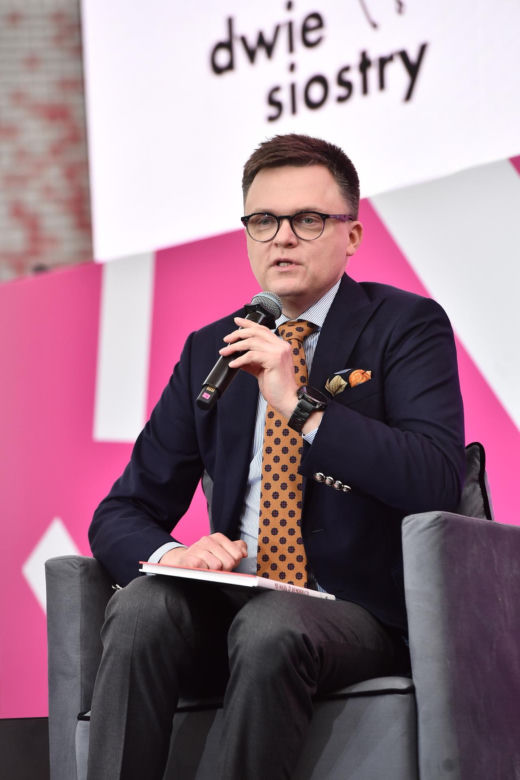 Szymon Hołownia na targach Vivelo