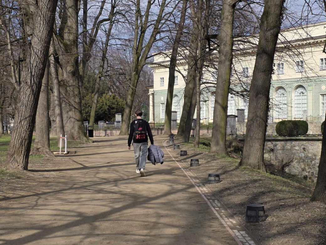 Wiosna w łańcuckim parku