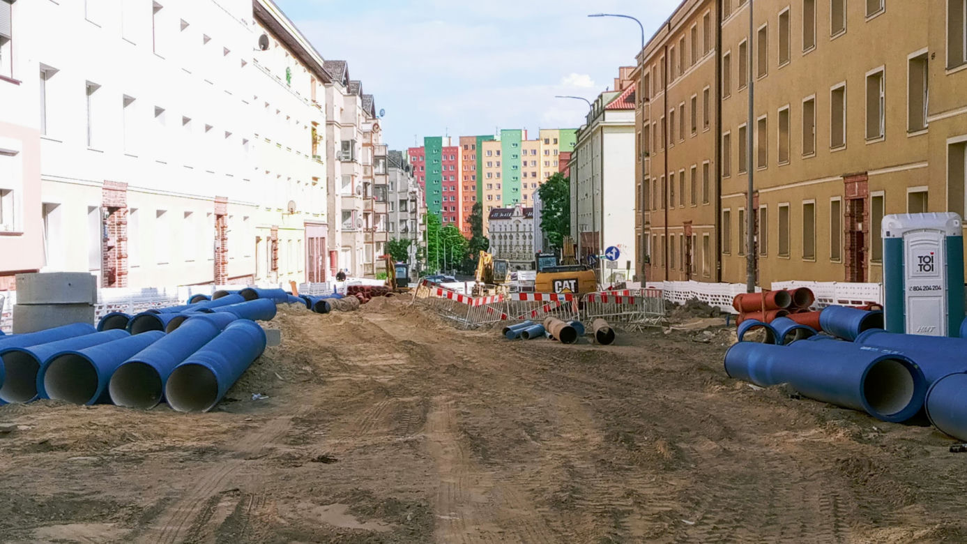 "Torowa rewolucja" w Szczecinie - czerwiec 2021