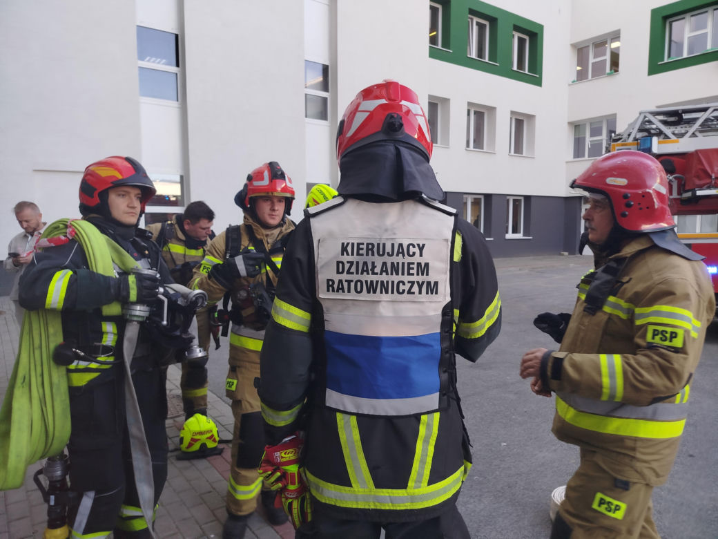 Powiatowe ćwiczenia strażackie w szpitalu wojewódzkim w Siedlcach
