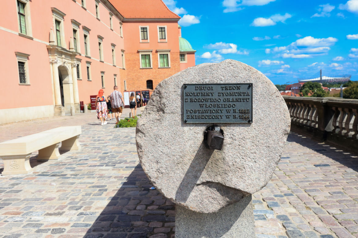 Trzon kolumny Zygmunta III Wazy