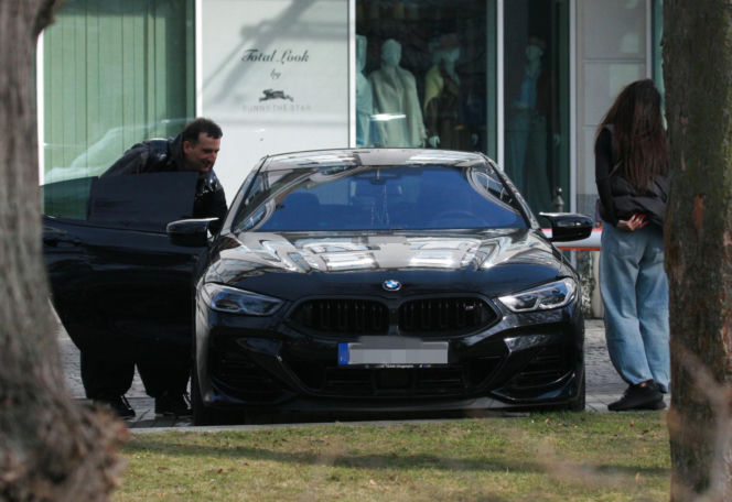 Michał Koterski z dziewczyną na spacerze