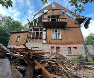 Remont willi z początku XX w. w Szklarskiej Porębie