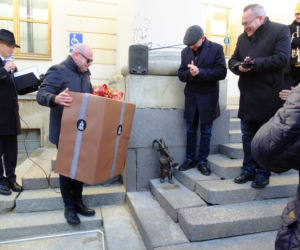 Onufry gra pod Ratuszem. Lublin ma nową atrakcję, wkrótce będzie ich więcej.