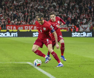 Robert Lewandowski w czarnej masce