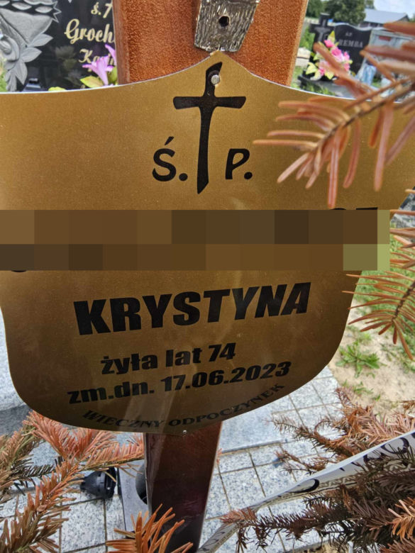  Zięć zamordował teściową? Tak żegnano Krystynę [GALERIA]