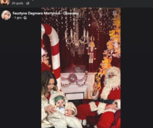 Faustyna Martyniuk z wnukiem