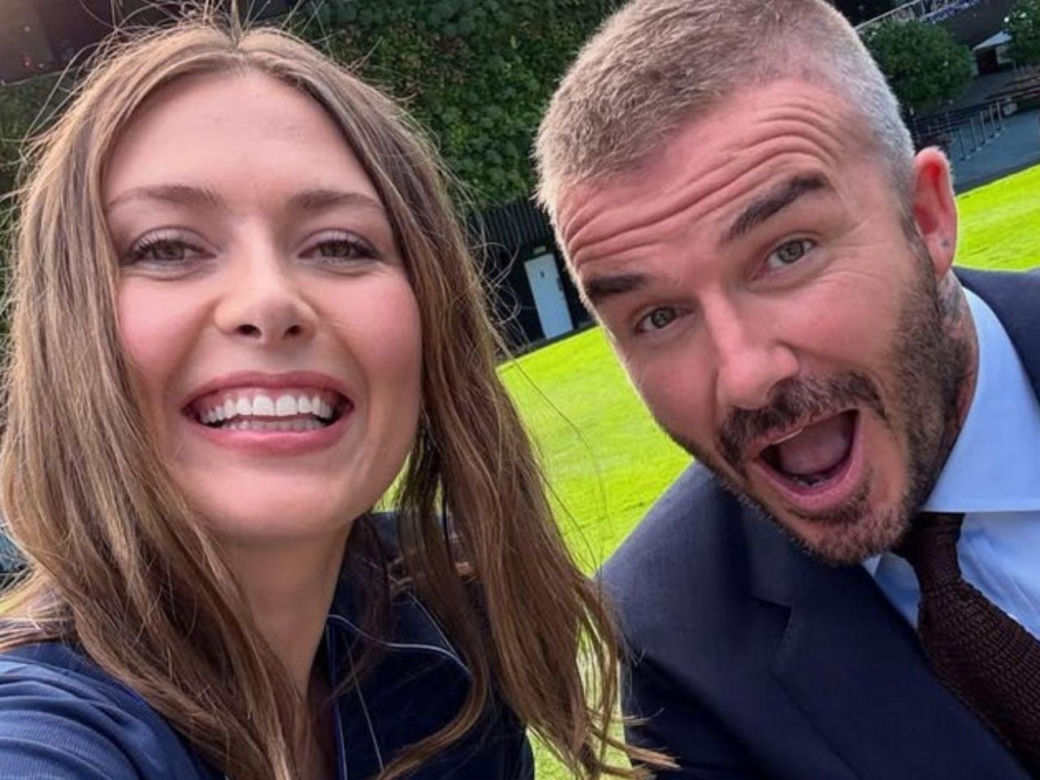Maria Szarapowa i Dawid Beckham