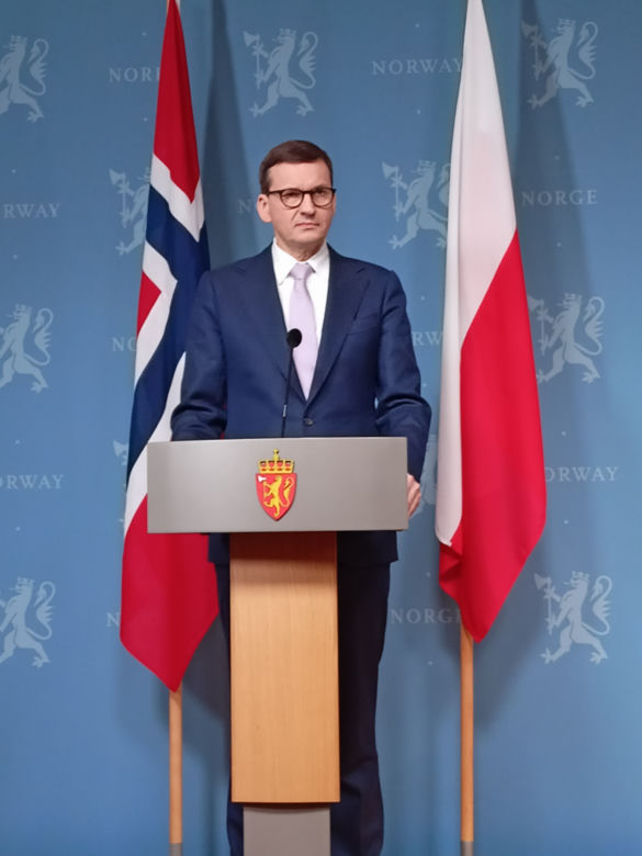 Premier Morawiecki w Oslo