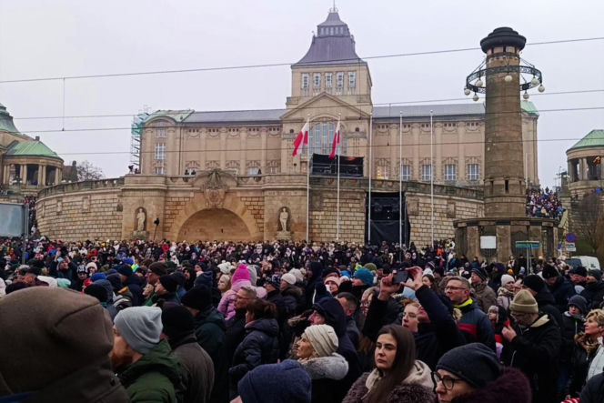 Chrzest promu Jantar Unity