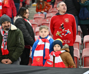 Widzew Łódź - Lech Poznań: Zdjęcia kibiców i zawodników z meczu 24. kolejki PKO BP Ekstraklasy