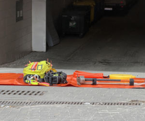 Pożar przy galerii handlowej w Warszawie. 200 osób uciekło z budynku!