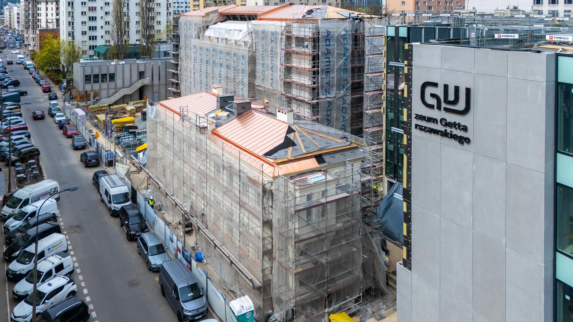Budowa Muzeum Getta Warszawskiego - kwiecień 2026