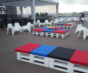 Plaża na dachu w centrum Rzeszowa