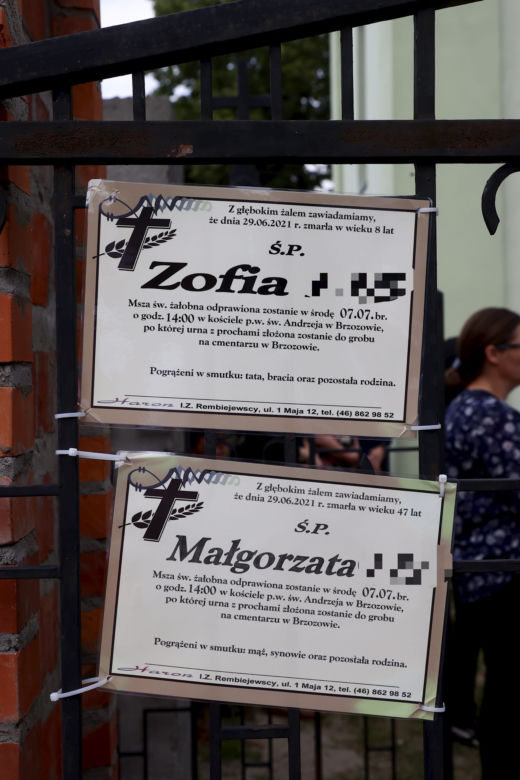 Pogrzeb ofiar wypadku w Elżbietowie. Zosia i jej mama Małgorzata L. wyruszą w ostatnią drogę