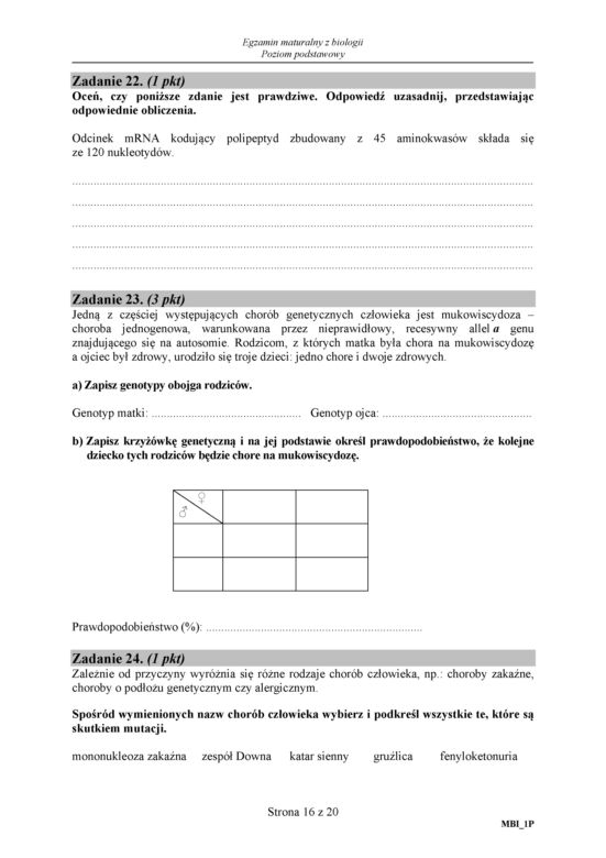 Matura 2018 z biologii. Poziom podstawowy - arkusze CKE