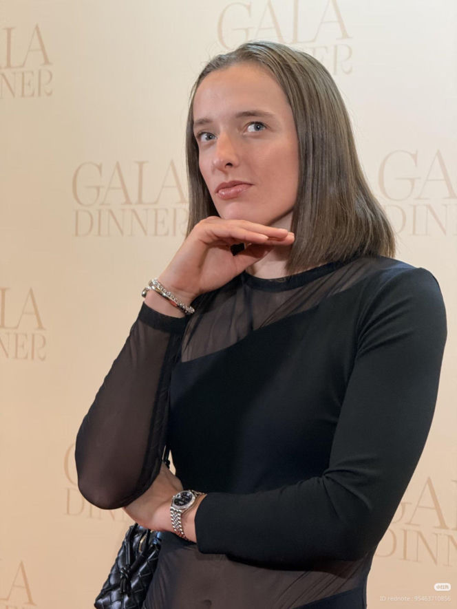 Iga Świątek na Players Party