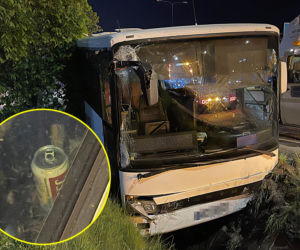 Pędził autobusem po ścieżce rowerowej. Pasażerka przeżyła chwile grozy!