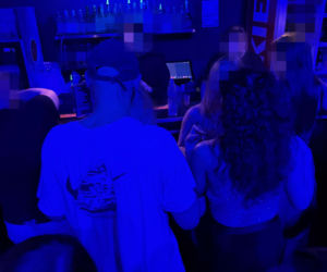 Maciej Pela na imprezie